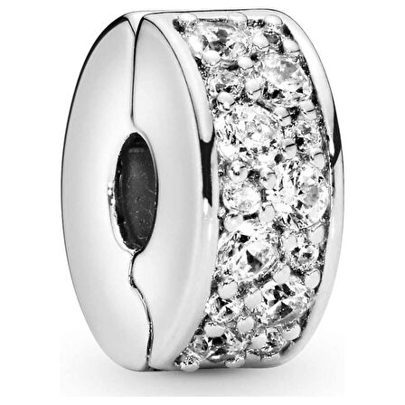 Pandora Şeffaf Pavé Klips Charm 791817CZ