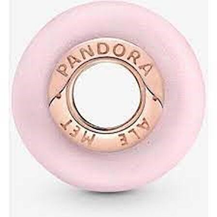 Pandora 789421C00-Mat Pembe Murano Cam Charm