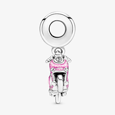 Pandora Pembe Scooter Sarkan Charm 791057C01