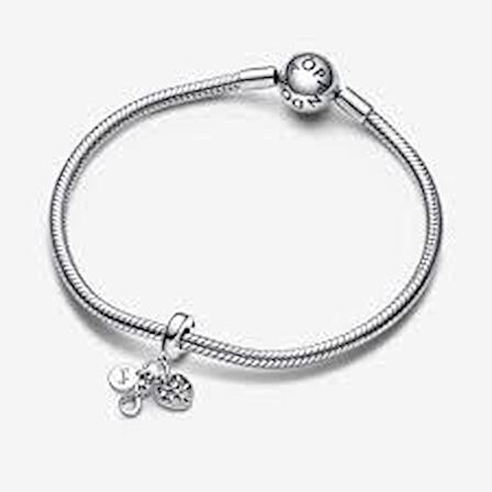 Pandora 792201C01-Sonsuz Aile Sevgisi Üçlü Sallantılı Charm