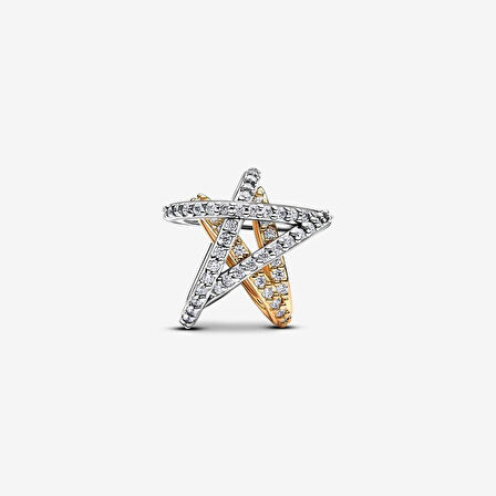 Pandora Işıltılı Çapraz Yıldız Charm 763590C01