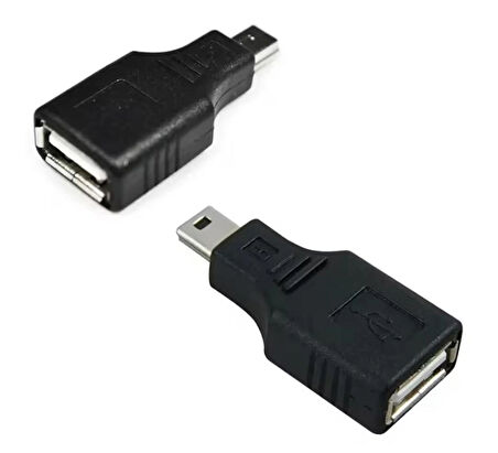 NAVİDATA 5 PİN MİNİ USB OTG ADAPTÖR OTO TEYPLER İÇİN 5 PİN MİNİ OTG 