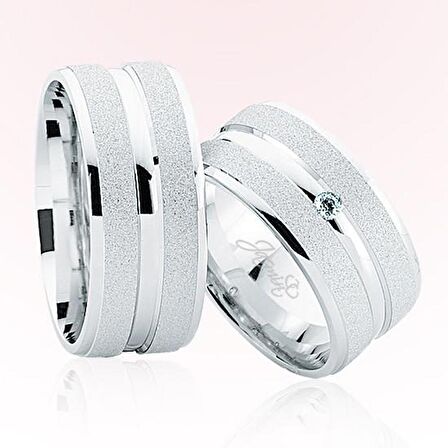 Beyaz Altın Alyans 5701