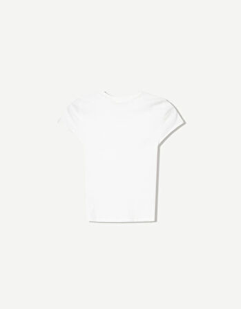 Konforlu Modal Pamuk Karışımlı Kısa Kollu Tişört