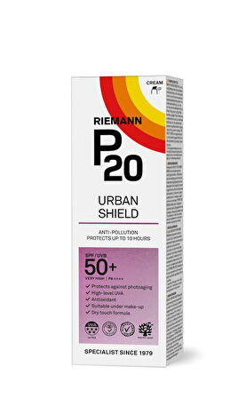 Riemann P20 Urban Shield SPF50+ FACE 50g Koruyucu Güneş Kremi