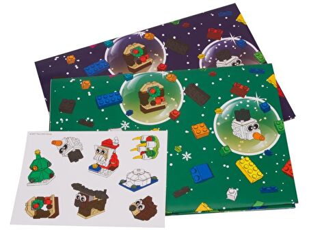 LEGO Gear 853664 Iconic Holiday Giftwrap