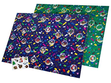 LEGO Gear 853664 Iconic Holiday Giftwrap