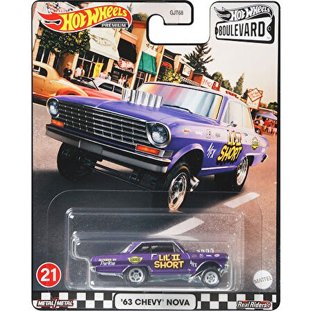 Hot Wheels Premium Boulevard Series GRL99 '63 Chevy Nova