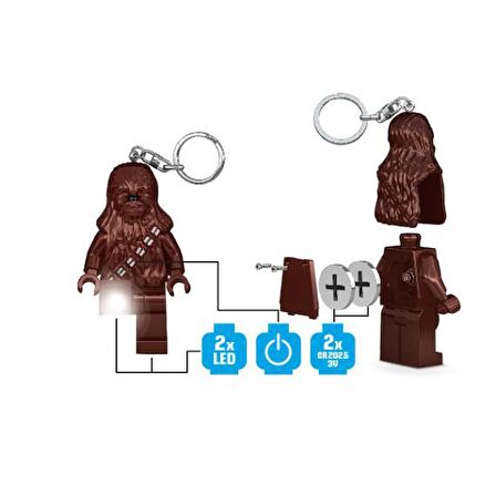 LEGO Star Wars KE60 Chewbacca Led Key Chain