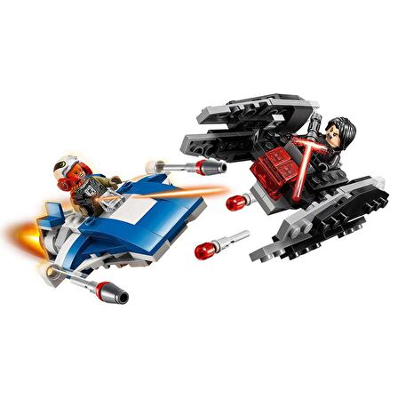 LEGO Star Wars 75196 A-Wing vs. TIE Silencer Microfighters