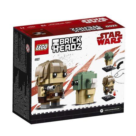 LEGO Brickheadz 41627 Luke Skywalker and Yoda