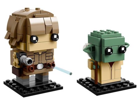 LEGO Brickheadz 41627 Luke Skywalker and Yoda