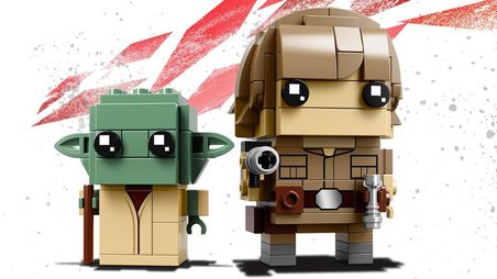 LEGO Brickheadz 41627 Luke Skywalker and Yoda