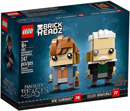 Lego 41631  Brickheadz Fantastic Beasts Newt Scamander - Gellert Grindelwald