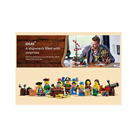 LEGO Ideas 21322 Pirates of Barracuda Bay