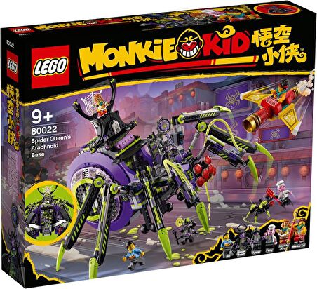 LEGO Monkie Kid 80022 Spider Queen's Arachnoid Base