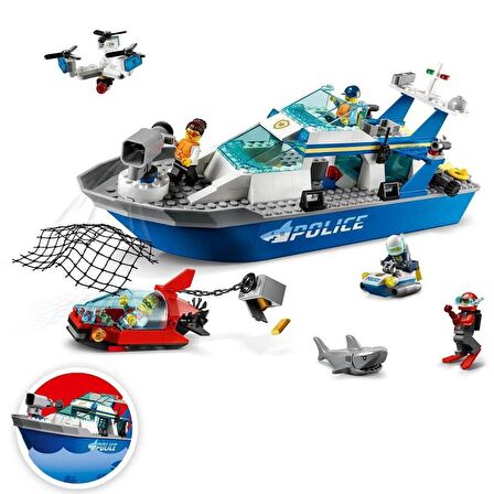LEGO City 60277 Police Patrol Boat