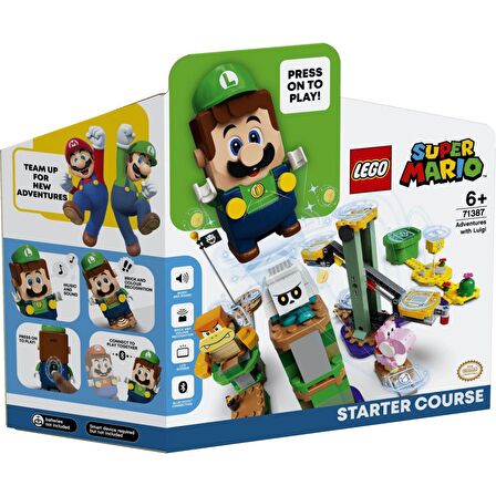 LEGO® Super Mario™ Luigi ile Maceraya Başlangıç Seti 71387 (280 Parça)