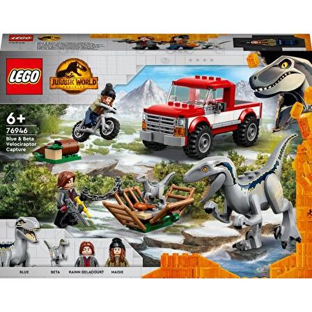 LEGO Jurrassic World 6946 Blue and Beta Velociraptor Capture