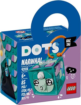 LEGO Dots 41928 Bag Tag Narwhal