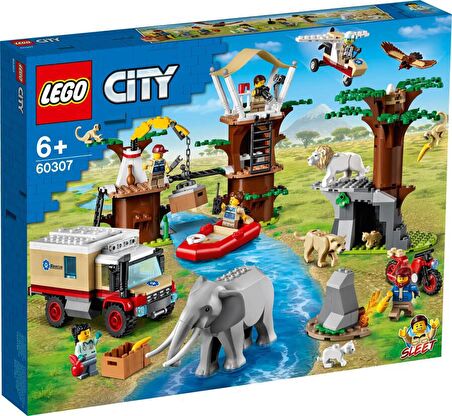 Lego 60307 City Vahşi Hayvan Kurtarma Kampı