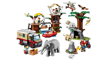 Lego 60307 City Vahşi Hayvan Kurtarma Kampı