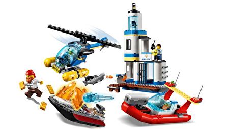 LEGO City 60308 Seaside Police and Fire Mission