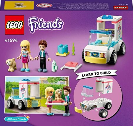 Lego Friends Evcil Hayvan Kliniği Ambulansı 41694