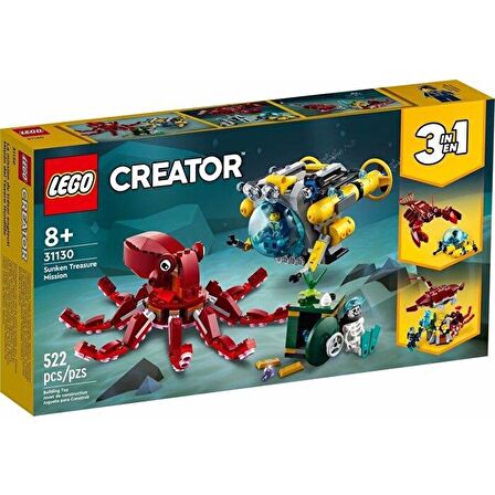 LEGO Creator 31130 Sunken Treasure Mission