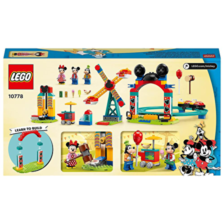 LEGO Disney 10778 Mickey, Minnie and Goofy's Fairground Fun