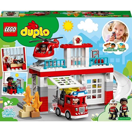LEGO Duplo 10970 Fire Station and Helicopter