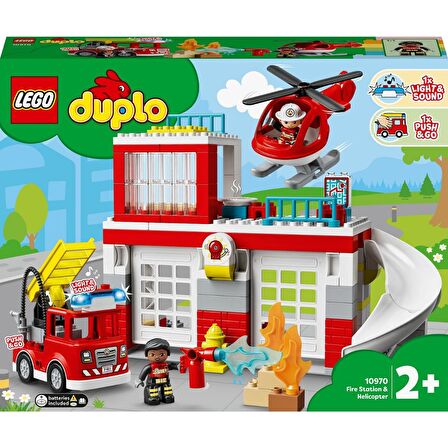 LEGO Duplo 10970 Fire Station and Helicopter