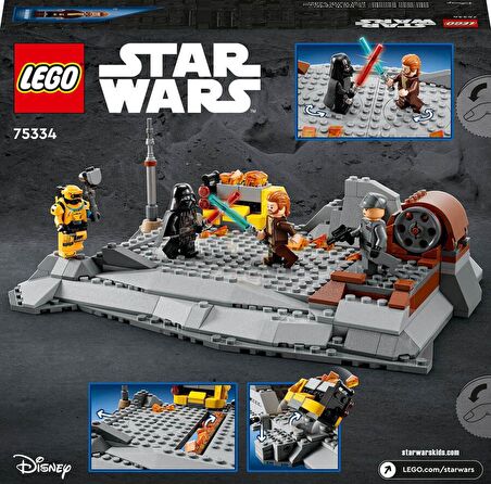 Lego Star Wars 75334 Obi-Wan Kenobi™ Darth Vader'a Karşı