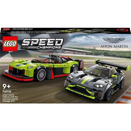 LEGO Speed Champions 76910 Aston Martin Valkyrie AMR Pro and Aston Martin Vantage GT3