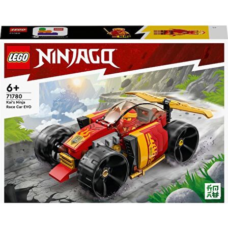 LEGO® Nınjago Kai’nin Ninja Yarış Arabası Evo 71780 - 6 Yaş ve Üzeri Çocuklar Için Araba ve Kai Minifigürü Içeren Yaratıcı Oyuncak Yapım Seti (94 Parça)