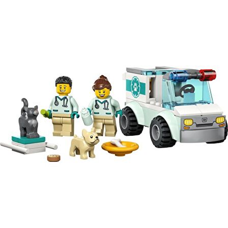 Lego City Veteriner Kurtarma Aracı 60382 Lisanslı Ürün