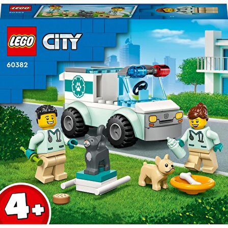 Lego City Veteriner Kurtarma Aracı 60382 Lisanslı Ürün