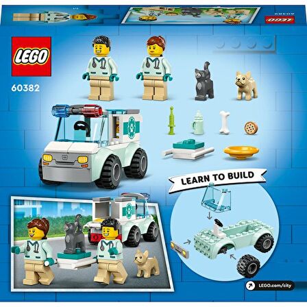 Lego City Veteriner Kurtarma Aracı 60382 Lisanslı Ürün