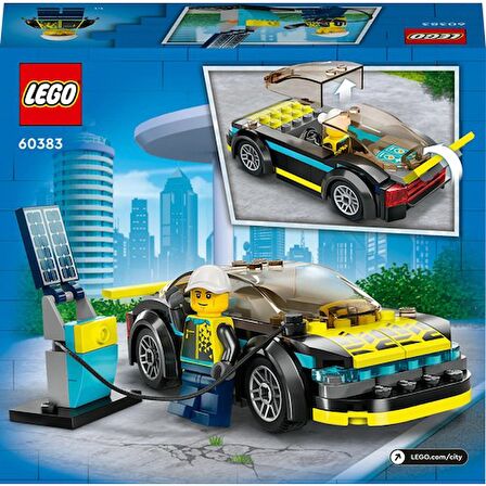 Lego City Elektrikli Spor Araba 60383 Lisanslı Ürün