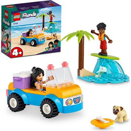 LEGO Lego®  Friends Plaj Arabası Eğlencesi 41725 - 4 Yaş ve Üzeri Çocuklar Için 2 Mini Bebek, Bir Köpek Karakteri ve Bir Plaj Arabası Içeren Yaratıcı Oyuncak Yapım Seti (61 Parça)