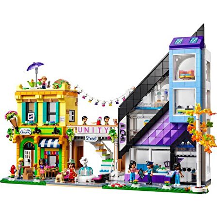 Lego Friends Şehir Merkezi Çiçek ve Tasarım Dükkanları 41732 Lisanslı Ürün