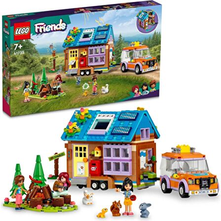 LEGO® Friends Mobil Küçük Ev 41735 - 7 Yaş ve Üzeri Çocuklar Için 3 Mini Bebek ve Evcil Hayvan Karakterleri Içeren Yaratıcı Oyuncak Yapım Seti (785 Parça)