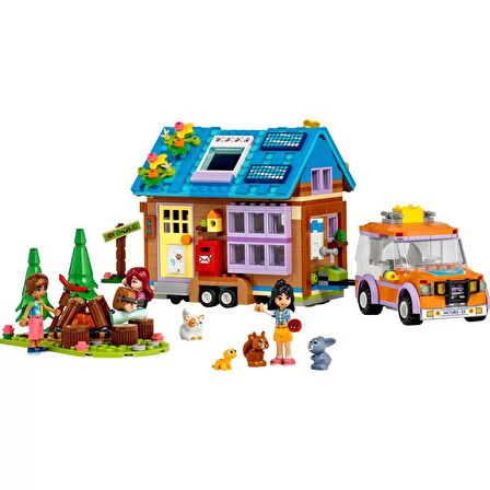 LEGO® Friends Mobil Küçük Ev 41735 - 7 Yaş ve Üzeri Çocuklar Için 3 Mini Bebek ve Evcil Hayvan Karakterleri Içeren Yaratıcı Oyuncak Yapım Seti (785 Parça)