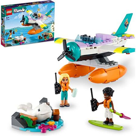 LEGO Lego®  Friends Deniz Kurtarma Uçağı 41752 - 6 Yaş ve Üzeri Çocuklar Için 2 Mini Bebek ve Bir Balina Figürü Içeren Yaratıcı Oyuncak Yapım Seti (203 Parça)