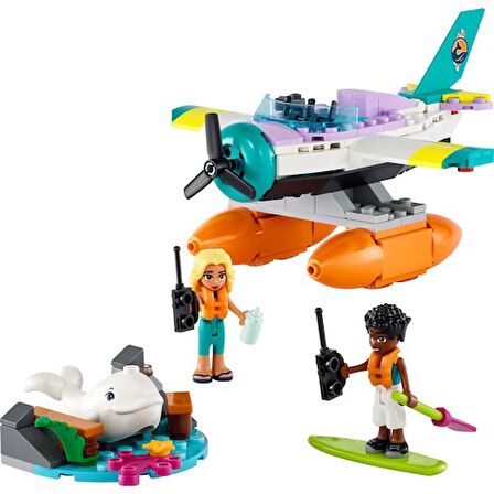 LEGO Lego®  Friends Deniz Kurtarma Uçağı 41752 - 6 Yaş ve Üzeri Çocuklar Için 2 Mini Bebek ve Bir Balina Figürü Içeren Yaratıcı Oyuncak Yapım Seti (203 Parça)