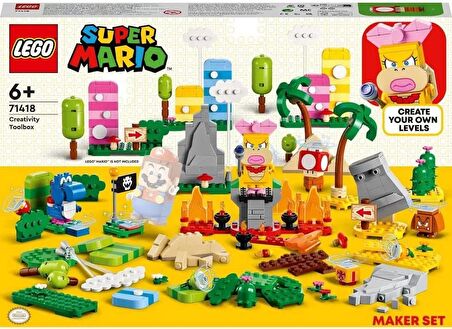 LEGO® Super Mario™ Yaratıcılık Araç Kutusu Yapım Seti 71418 - 6 Yaş ve Üzeri Çocuklar için Koleksiyo