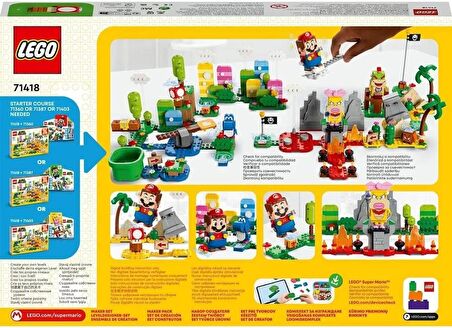 LEGO® Super Mario™ Yaratıcılık Araç Kutusu Yapım Seti 71418 - 6 Yaş ve Üzeri Çocuklar için Koleksiyo