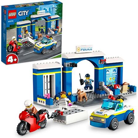 Lego City Polis Merkezi Takibi 60370 Lisanslı Ürün