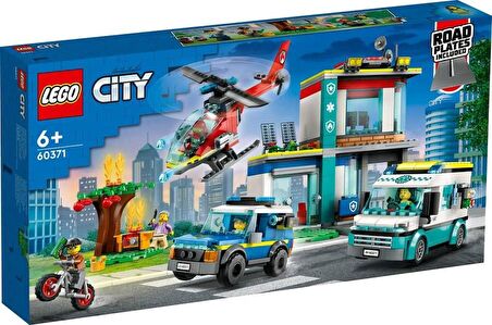 LEGO City 60371 Emergency Vehicles HQ