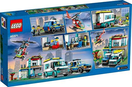 LEGO City 60371 Emergency Vehicles HQ